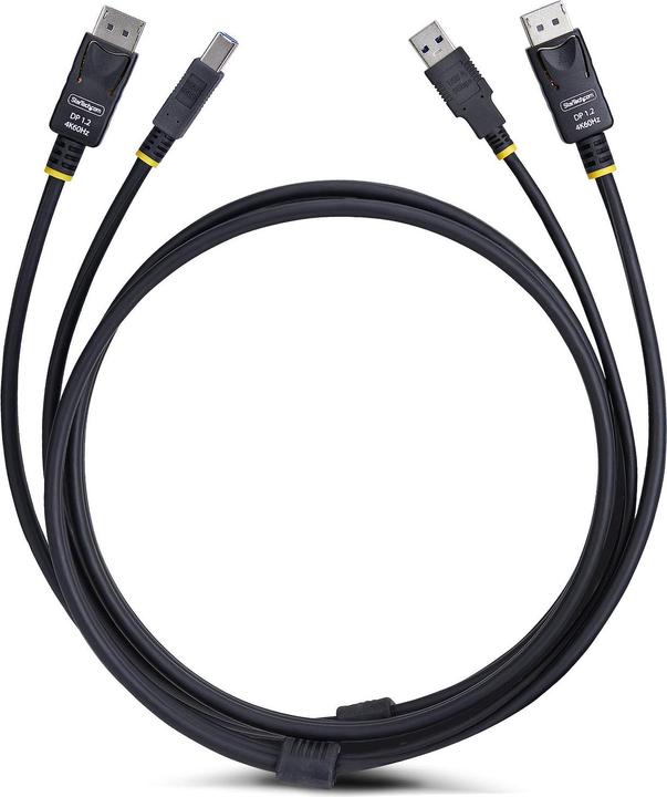 Produktbild StarTech DU1226-KVM-CABLE 1.8M DISPLAYPORT/USB KVM CABLE NMS NS