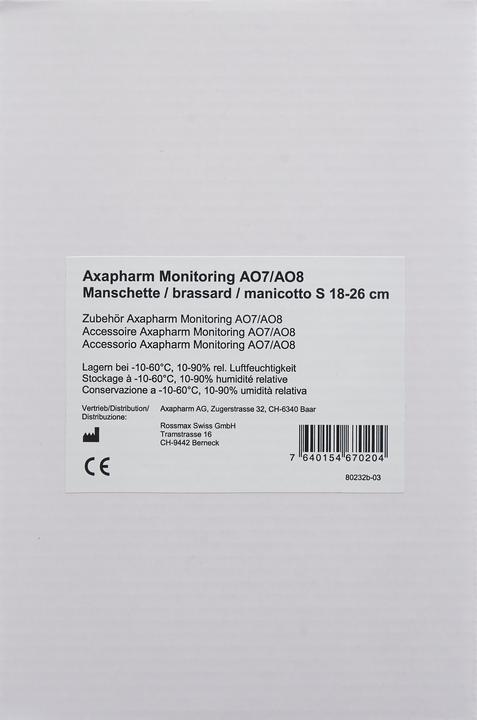 Actual product image Axapharm AO7/AO8 Cuff
