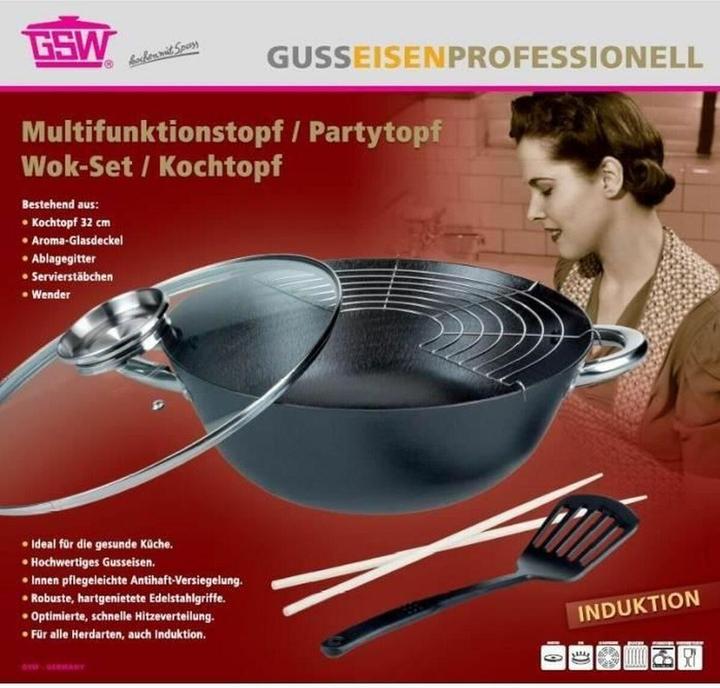 Actual product image GSW Wok set (Wok, Steel)