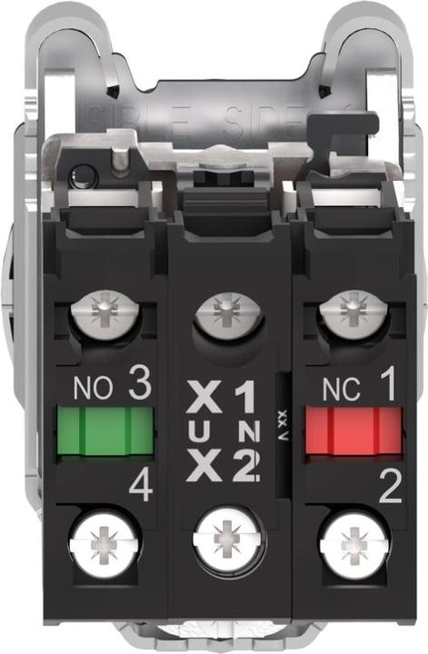 Actual product image Schneider Electric Illuminated selector switch complete XB4F 30mm1S+1OE XB4FK135B5