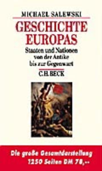 Produktbild Geschichte Europas (Deutsch, Michael Salewski, 2004)