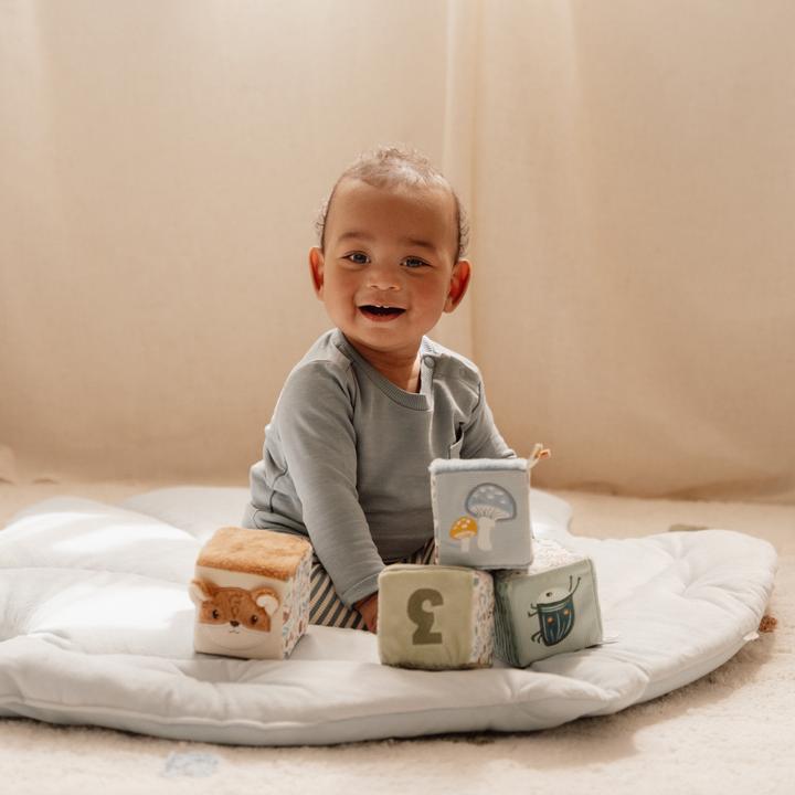Image du produit Little Dutch Set de cubes en tissu Forest Friends