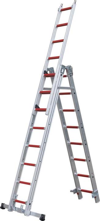 Produktbild Dönges Feuerwehr-Multifunktionsleiter DIN EN 1147, 3-teilig (455 cm)