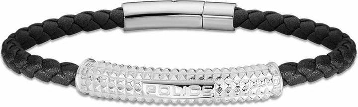 Immagine prodotto Police Braccialetto hardware (21 cm, Acciaio inossidabile, Cuoio)