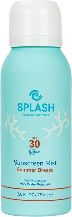 Actual product image Splash Summer Breeze Sunscreen Mist SPF 30 75 ml (Sun spray, SPF 30, 75 ml)