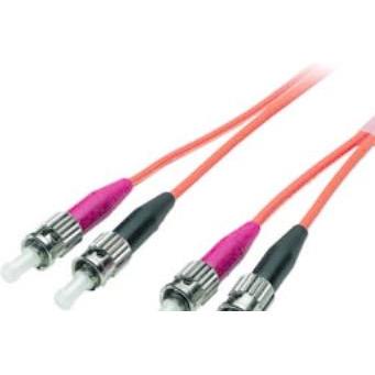 EFB Elektronik Duplex Jumper ST/ST 50/125µ, 5 Meter, ECOFIBER, OM2, LSZH (CAT7, 5 m), Netzwerkkabel