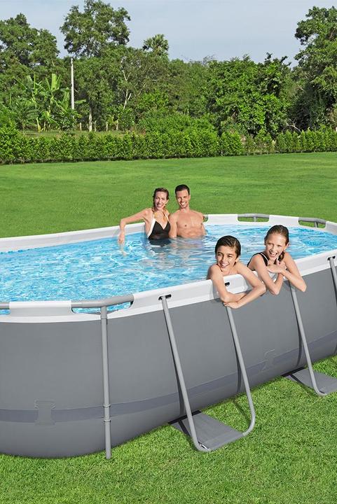Immagine prodotto Bestway Set ovale in acciaio Power (424 x 250 x 100 cm)