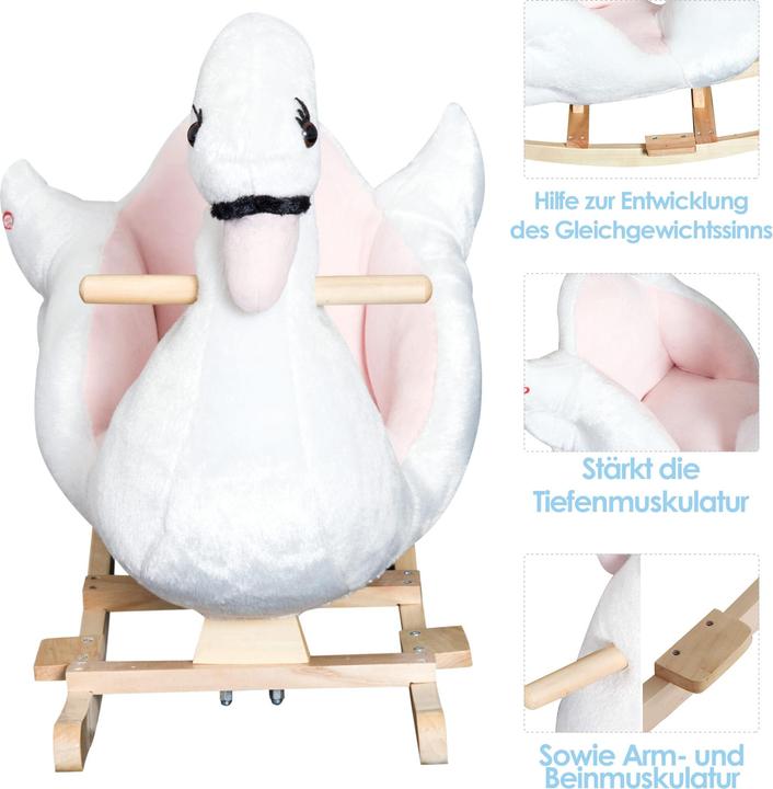Actual product image Jamb Swan rocking animal