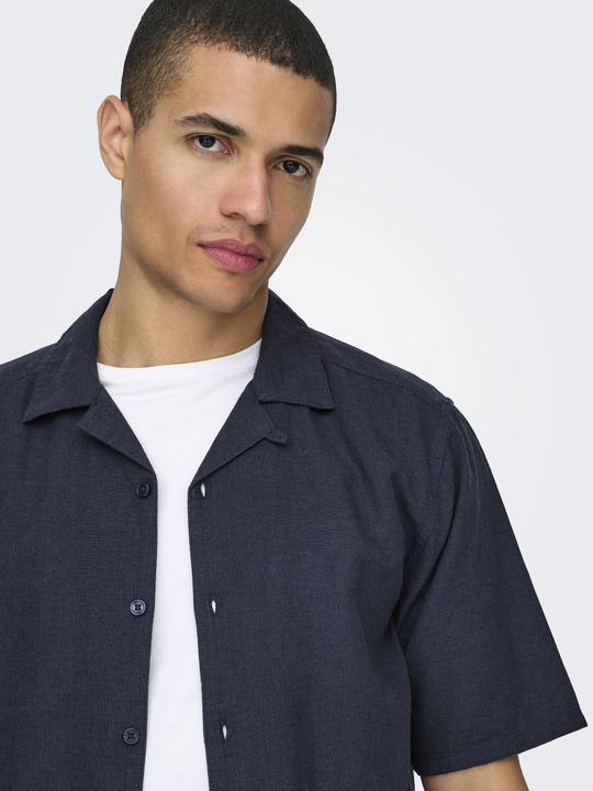 Actual product image Only & Sons Slim fit resort collar shirt Shirt (XL)