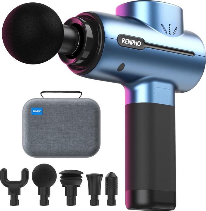 Actual product image Renpho R3 Active Massage Gun - Metallic Blue