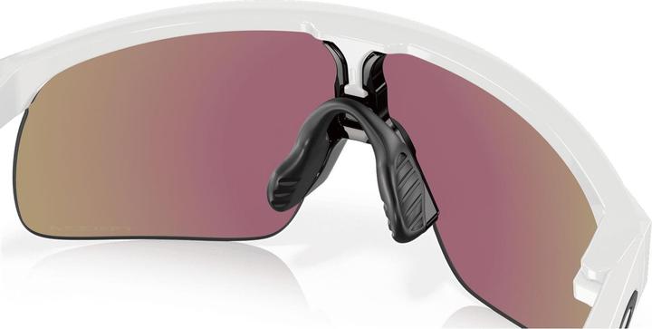Actual product image Oakley Resistor (Polished white, Prizm Sapphires)