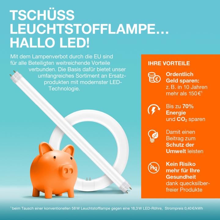 Image du produit Osram Led Tube T8 Em Motion Sensor (G13, 13.10 W, 2100 lm, 1 x, C)