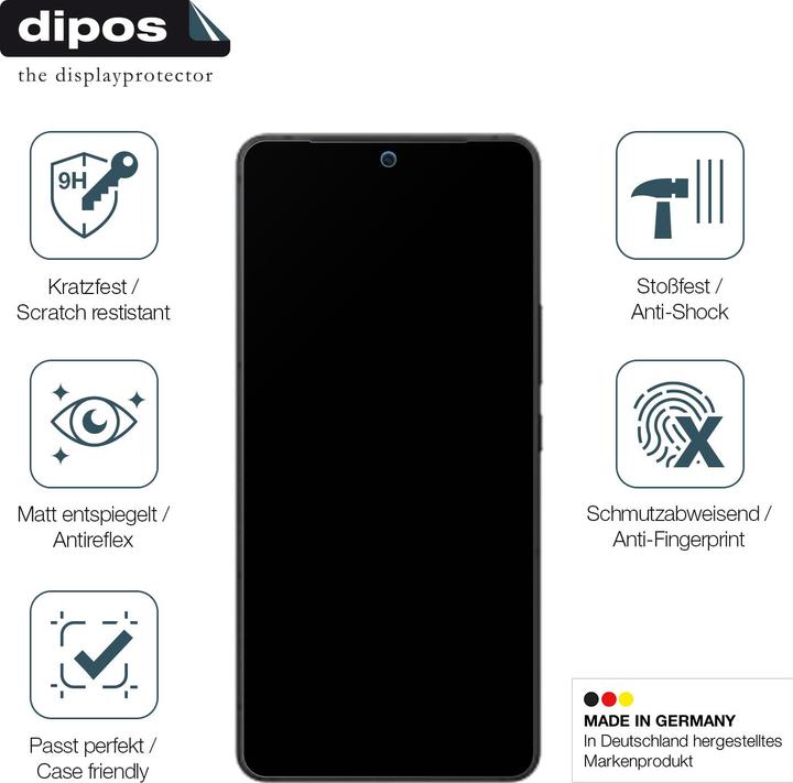Produktbild Dipos Anti-Shock Displayschutz Matt 9H (1 Stück, Asus Zenfone 11 Ultra)