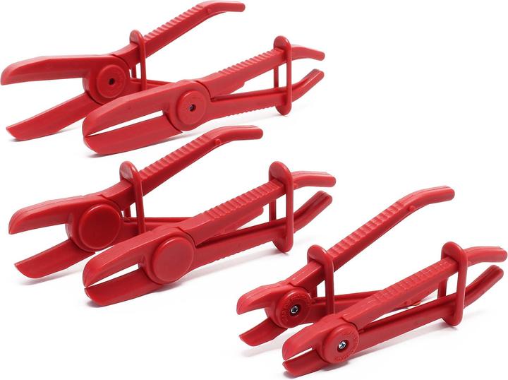 Produktbild Wiltec Schlauchklemmenzange 6x 3 Grössen Abklemmzange Klemmzange Schlauchklemme (160 mm)