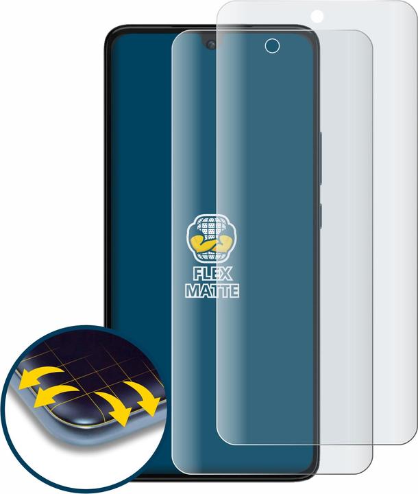 Produktbild BROTECT Full-Cover Displayschutz Matt (2 Stück, Motorola Moto G84)