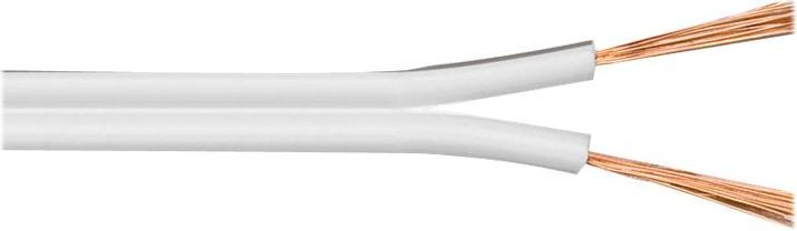 Actual product image MicroConnect Loudspeaker cable, 10m, white (10 m, 3 mm²)