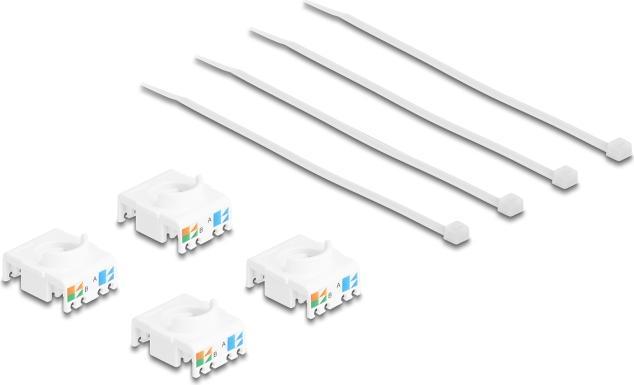 Immagine prodotto Delock Modulo keystone presa RJ45 Cat.6A UTP 4 pezzi (Modulo Keystone)