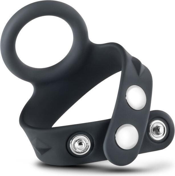 Actual product image Blush Performance Vs6 Cock & Ball Strap Black