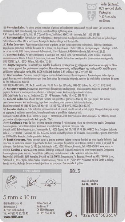 Immagine prodotto Magni Rullo di correzione UHU Mini 5mmx10m