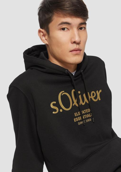 Produktbild S.Oliver Sweatshirt Hoodie mit Gold- oder Silber-Print (XXL)