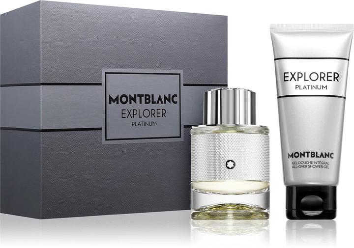 Actual product image Montblanc Mont Blanc - Explorer Platinum Gift Set EDP 60 ml and Shower Gel 100 ml 60ml (Perfume set)