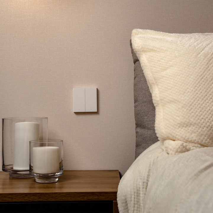 Produktbild Aqara Smart Wall Switch H1 Weiss With Neutral, Single Rocker (Zigbee)