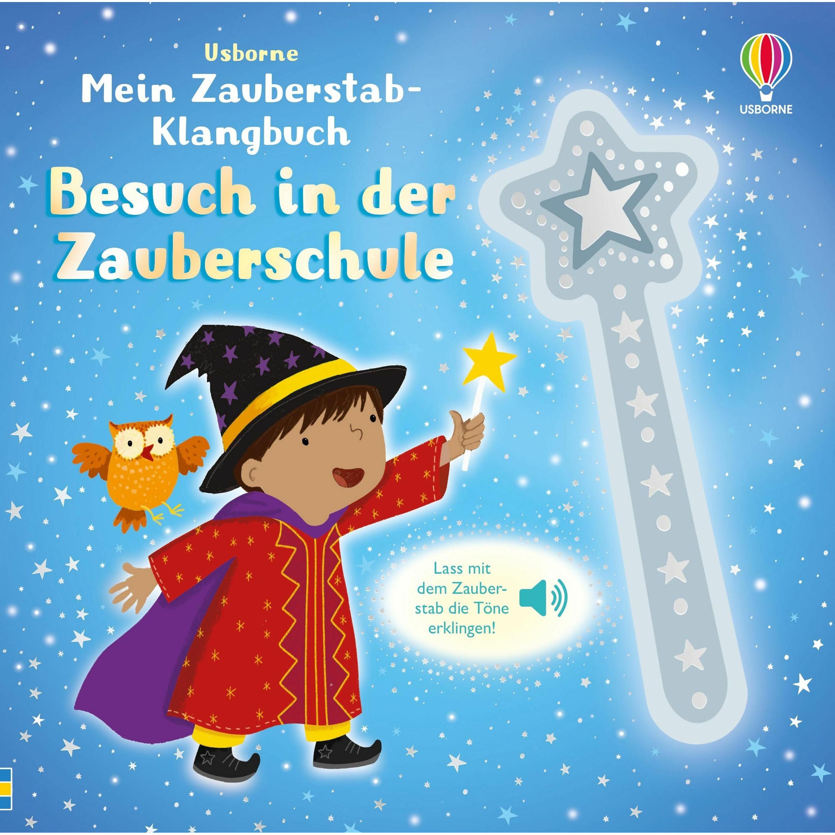 Usborne Publishing, Babybücher, Mein Zauberstab-Klangbuch: Besuch in der Zauberschule (Deutsch)