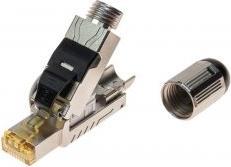 Actual product image Exertis Connect Field-terminable RJ45 plug, Cat.8, STP Realise your own connection in Cat. 8 (STP, CAT8.1, 0.07 m)