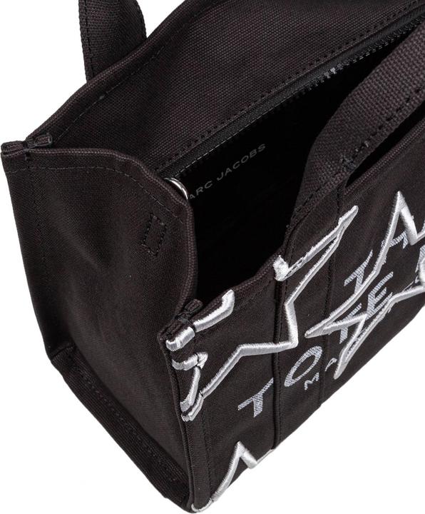 Actual product image Marc Jacobs the small tote i canvas with embroidered stars