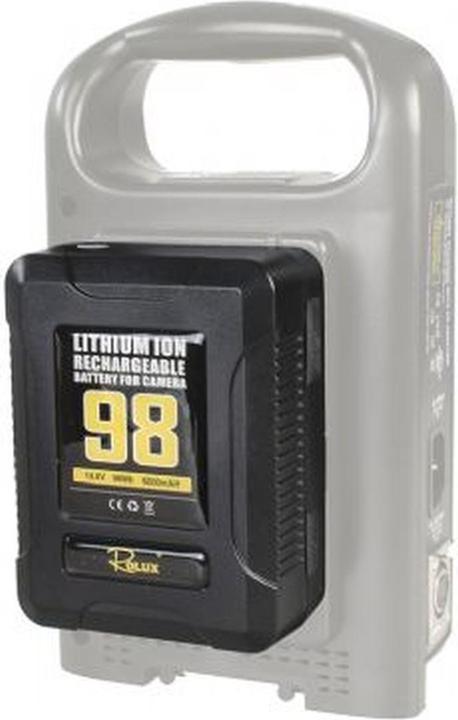 Immagine prodotto Rolux Batteria Smart V-Mount YC-98S 98Wh 14.8V 6800mAh (1 pz., 6800 mAh, Accumulatore di carica elettrica)