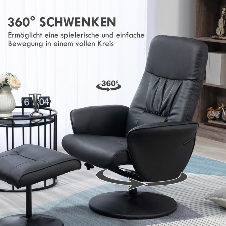 Produktbild Homcom Relaxsessel mit Hocker