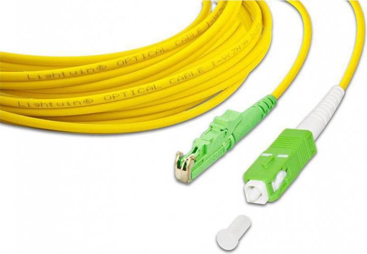 Actual product image Wirewin Fiber optic patch cable E2000/APC-SC/APC (3 m)