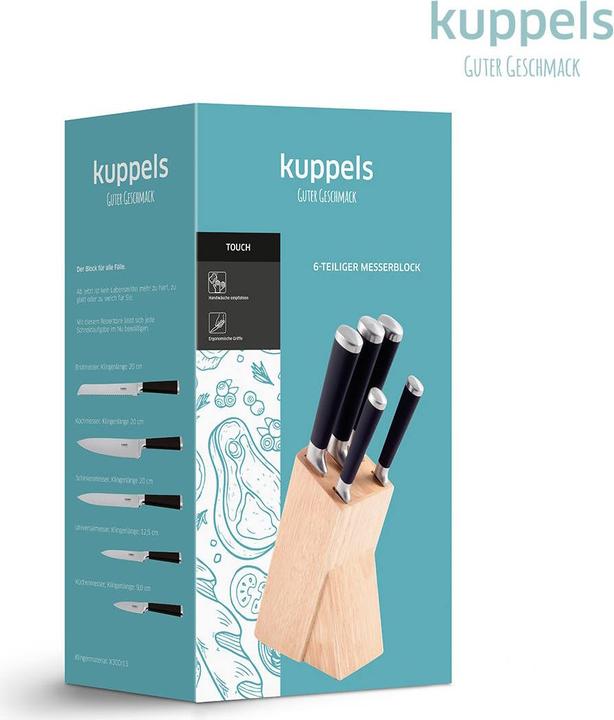 Immagine prodotto Kuppels Ceppo di coltelli 5 pezzi B6000 TOUCH