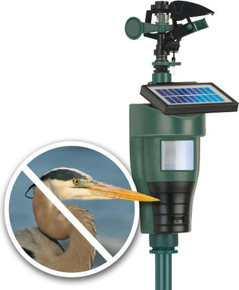 Actual product image KobreTec Water jet animal deterrent solar-powered with motion sensor
