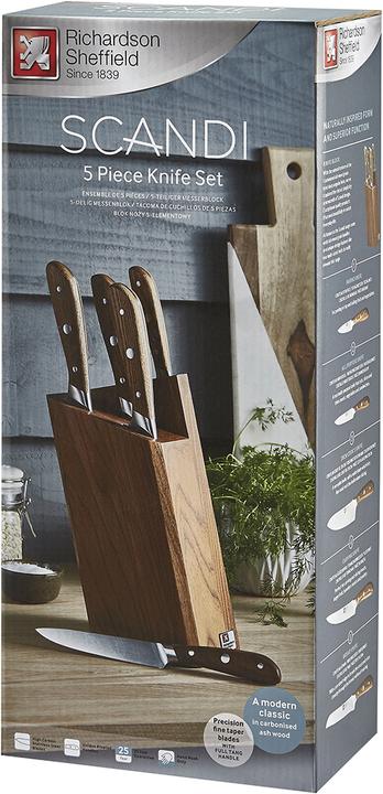 Actual product image Richardson Sheffield Knife block 5-piece R095 Scandi