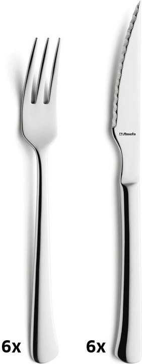 Productafbeelding Amefa Steakbestek set 7038 Chuletero (12 Stuk, Mes)