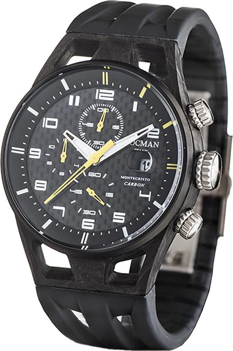 Produktbild Locman Herrenuhr "Montecristo Carbon Ref. 0545" (Chronograph)