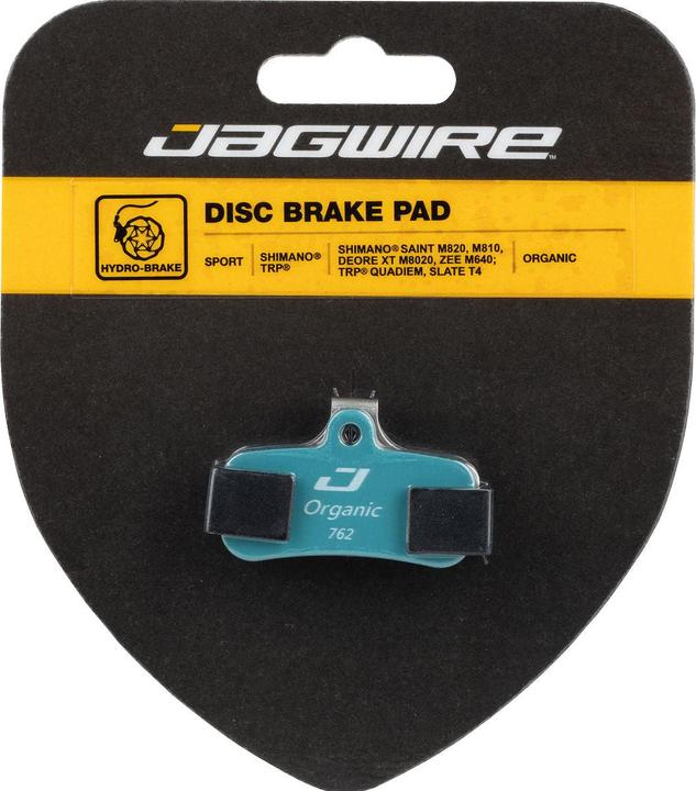 Actual product image Jagwire Brake Pads Sport Organic Blue (Shimano, Tektro, Organic (Resin))
