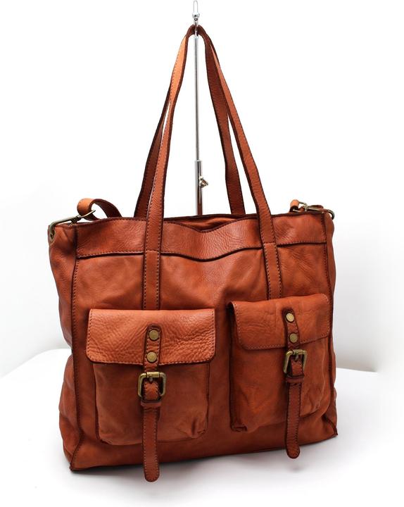 Immagine prodotto Only-Bags.Store Borsa in pelle, borsa grande in pelle morbida, borsa a tracolla, borse marroni