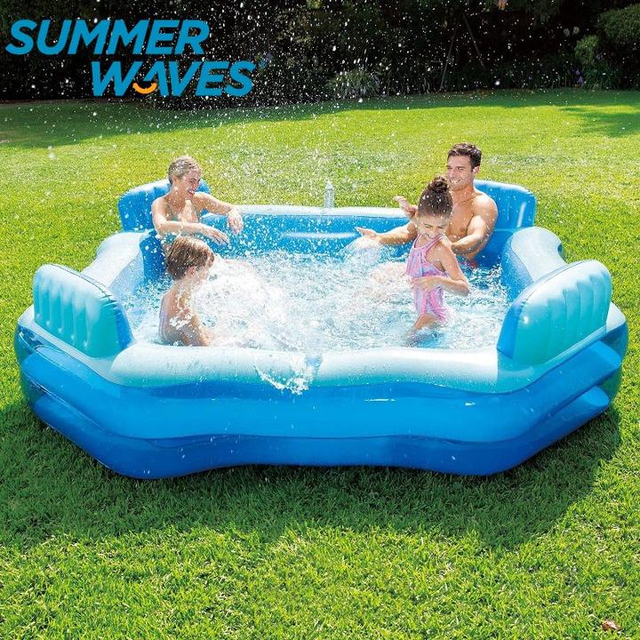 Actual product image Summer Waves Pool Deluxe Comfort