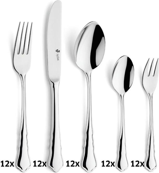 Actual product image Paul Wirths Bestecke Cutlery set 60 pieces 7700 Chippendale (60 pcs., Cutlery set)