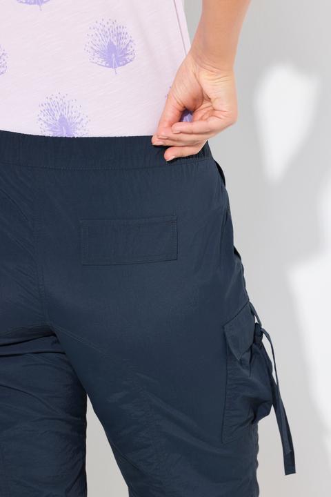 Image du produit Ulla Popken Pantalon cargo style militaire, avec taille élastique et cordon (50)