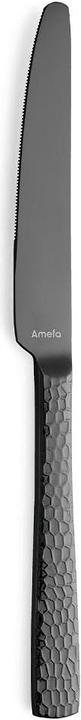 Immagine prodotto Amefa Set di posate FELICITY 24 pezzi, PVD nero, martellato, per 6 persone (24 Pezzo/i, Set di posate)
