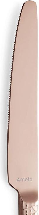 Immagine prodotto Amefa Set di posate 24 pezzi martellate PVD rosé 3319 Felicity (24 Pezzo/i, Set di posate)