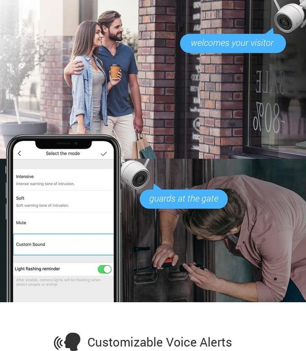 Produktbild EZVIZ H3C 3MP (2304 x 1296 Pixels)