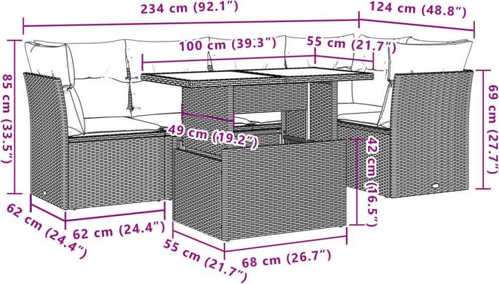Produktbild vidaXL Princeton