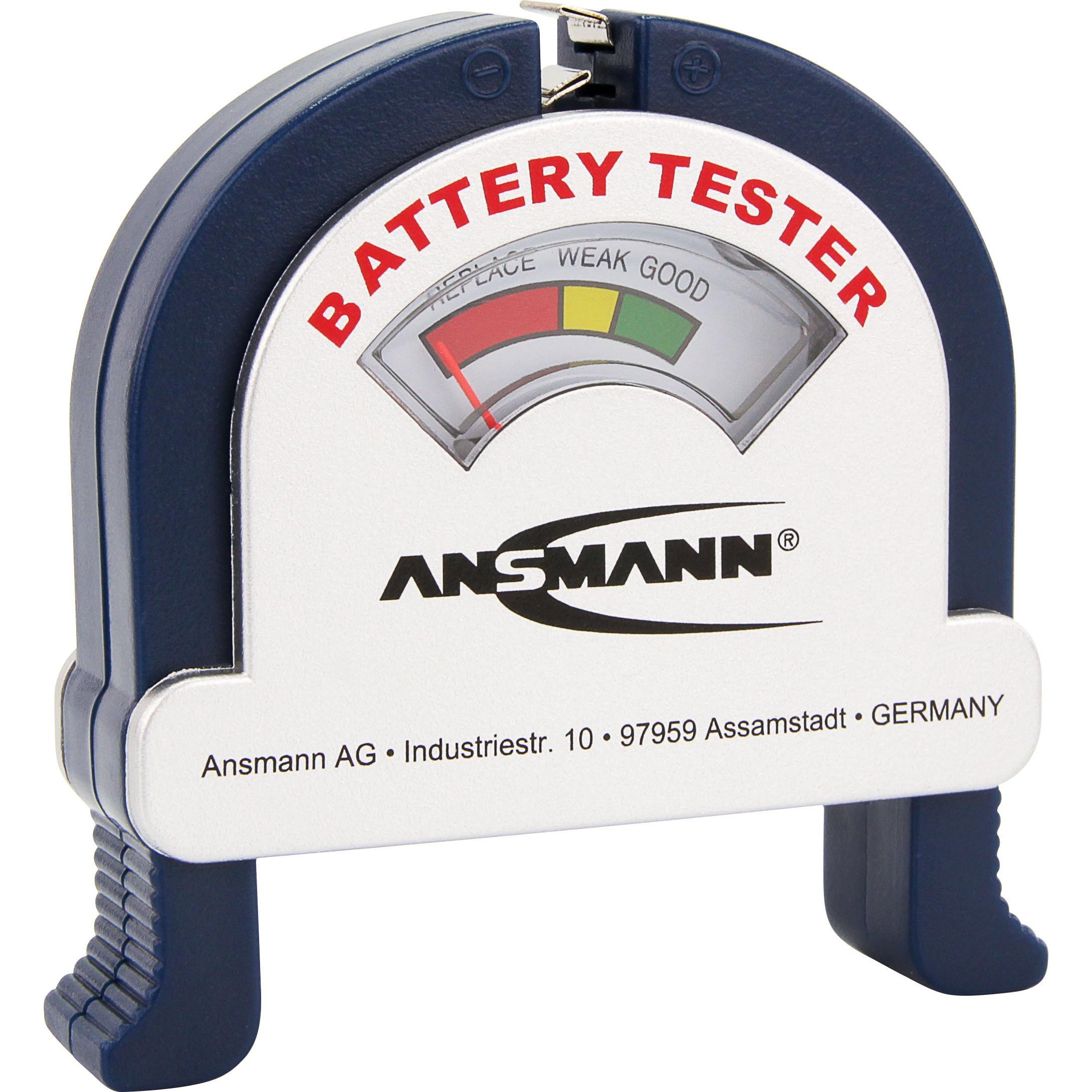 Ansmann Batterietester, Accessori pile + batterie, Bianco