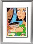 Actual product image Hama Plastic frame Madrid, silver (30 x 45 cm)