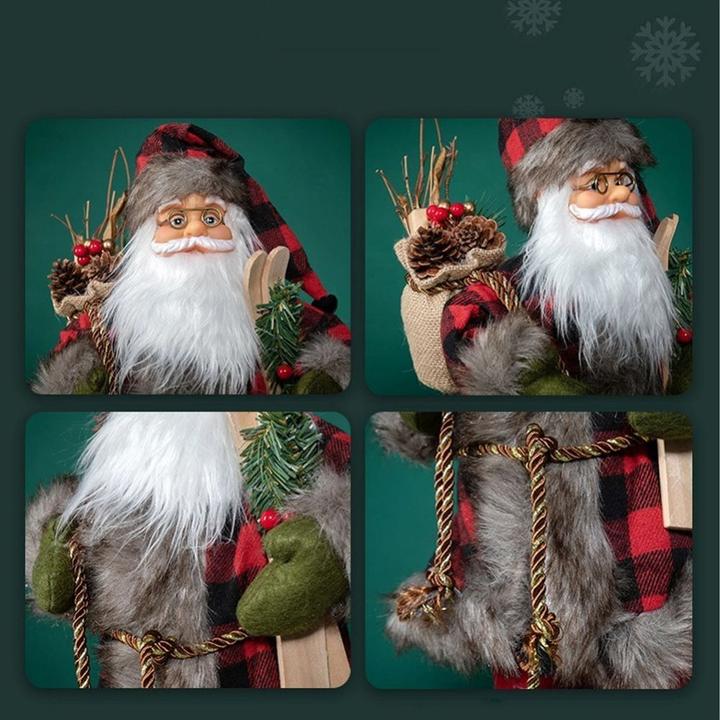 Productafbeelding DKD Home Decor Consumer electronics OEM SCANDINAVIAN SAINT CLAUS CHRISTMAS FIGURINE FOR CHRISTMAS PREMIUM 45CM (1 -Part)