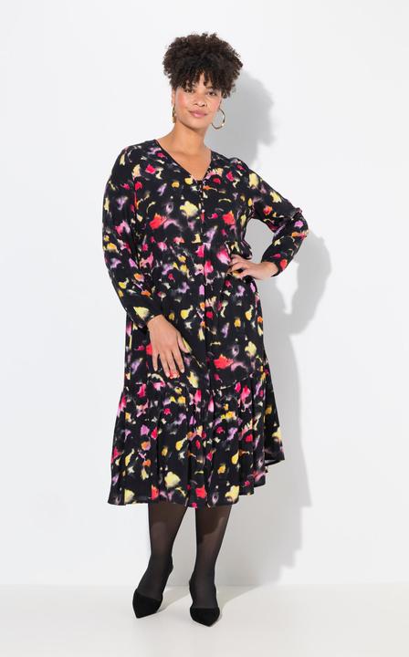 Produktbild Miamoda Midikleid, Alloverdruck, Volants (48)